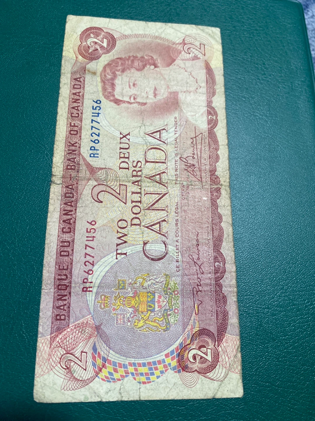 Bank of Canada Two Dollar Bill