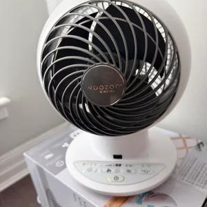WOOZOO Globe Fan by IRIS USA, White