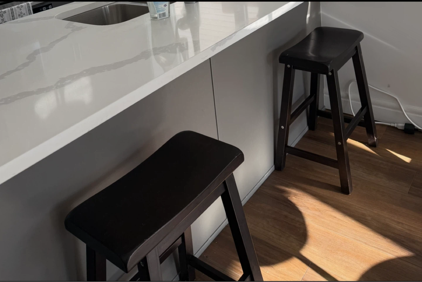 24” ikea counter stools set - photo 2