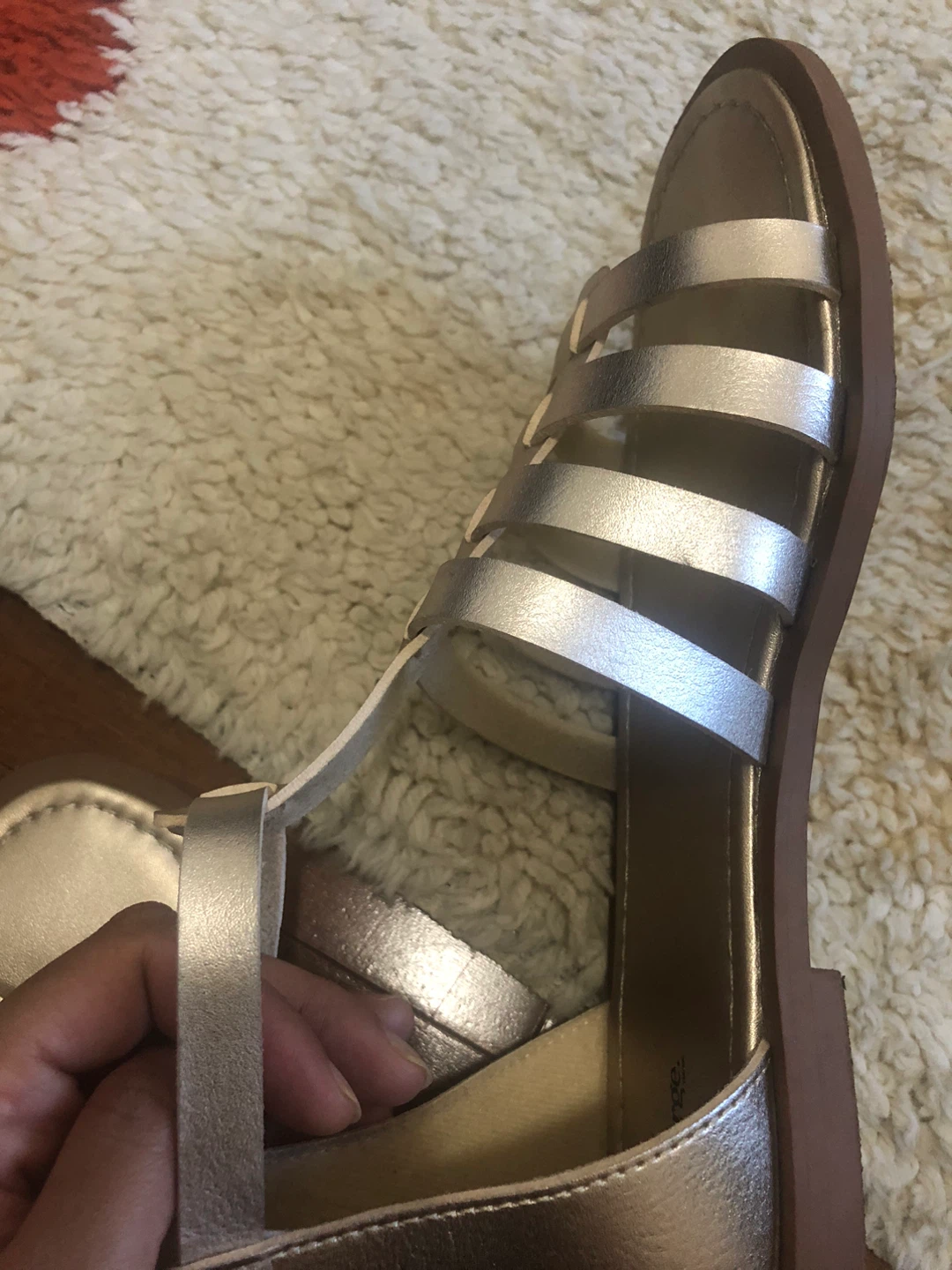 George Gold Gladiator Sandals - photo 2