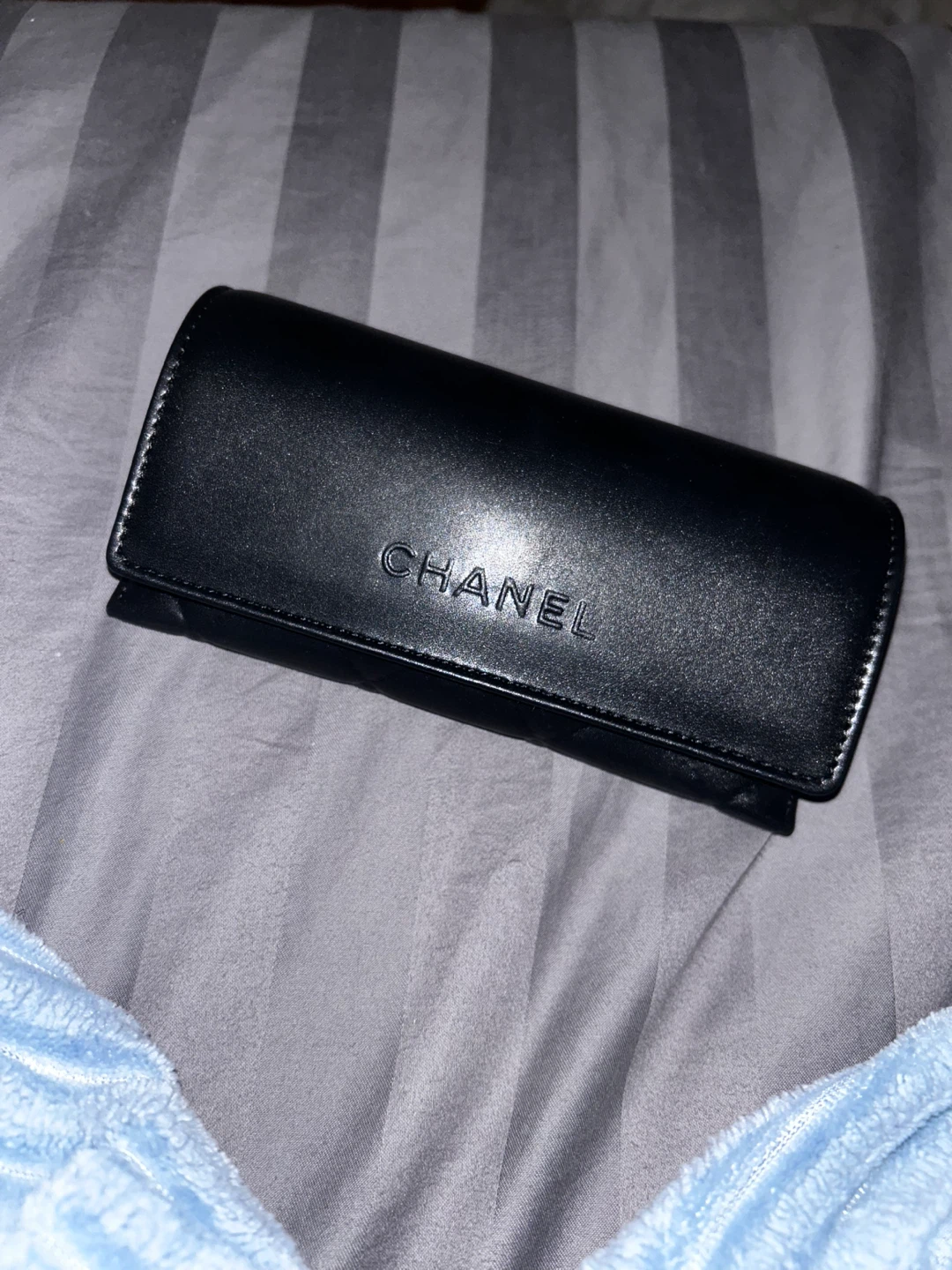 CHANEL Quilted Eyeglass case