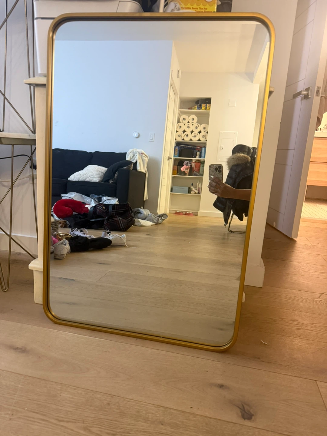 Gold Framed Mirror