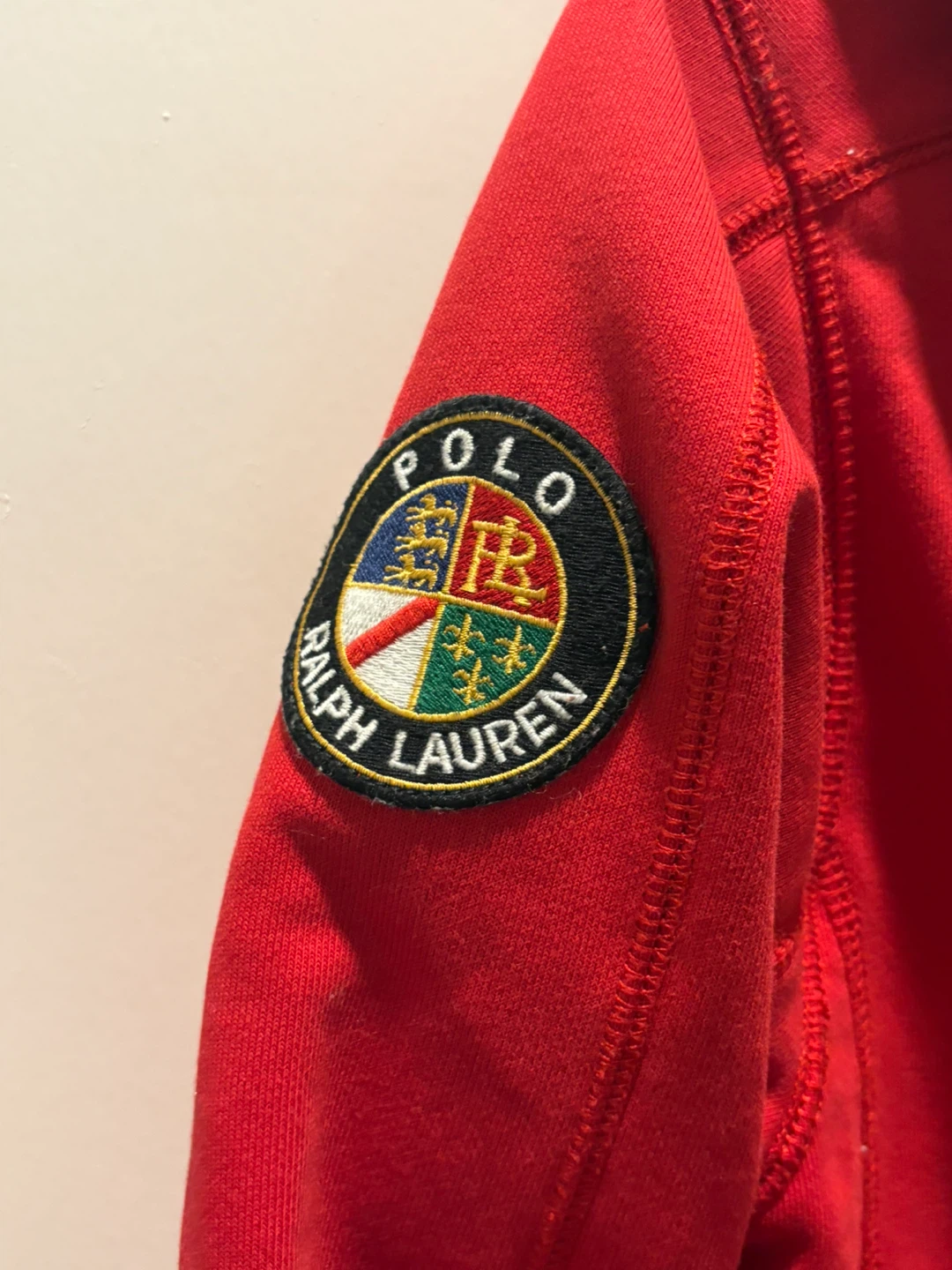Polo Ralph Lauren Red Zip-Up Hoodie Sweatshirt - photo 3