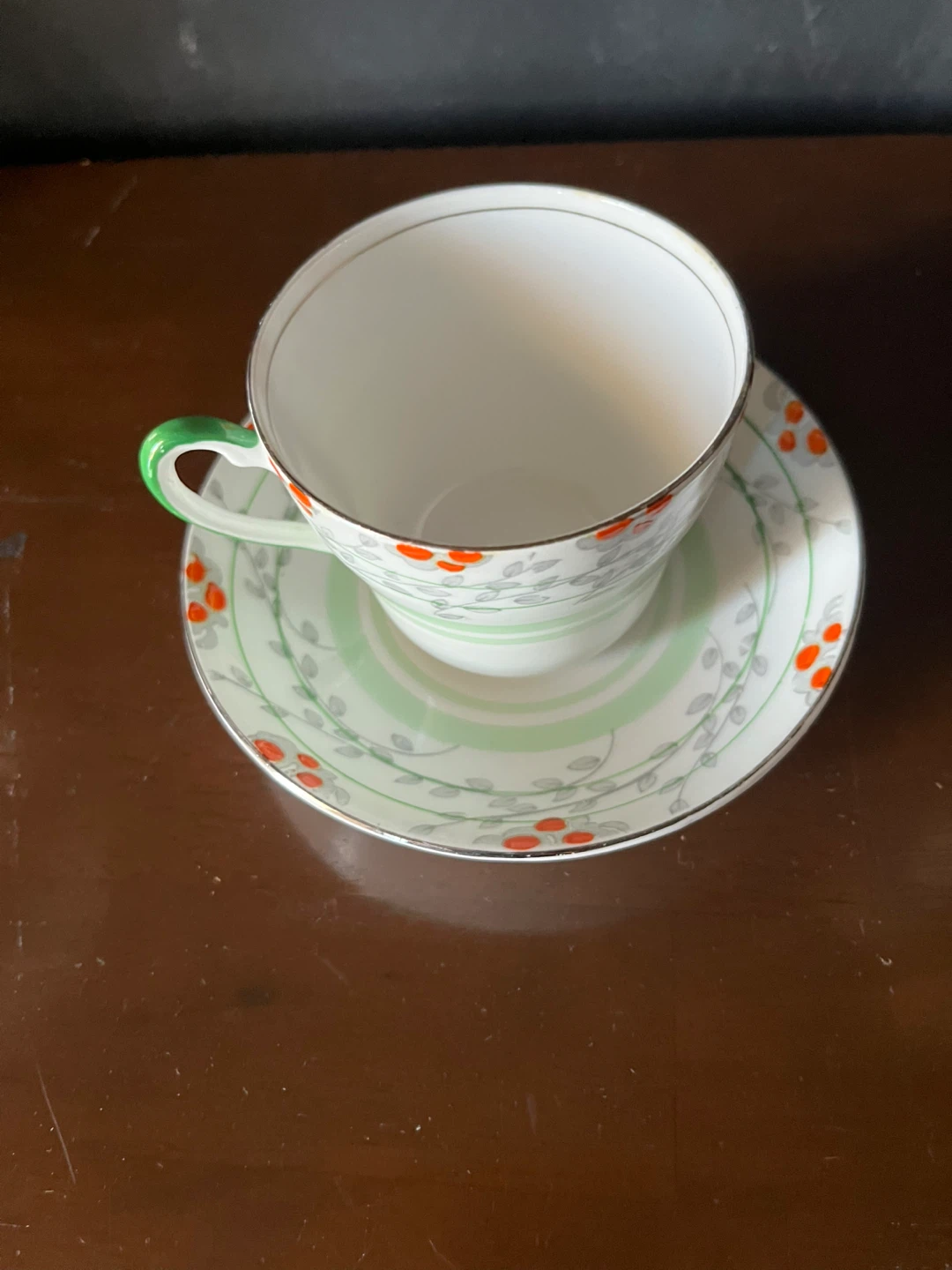 Vanderwood Old Country Roses Teacup and Saucer - photo 3