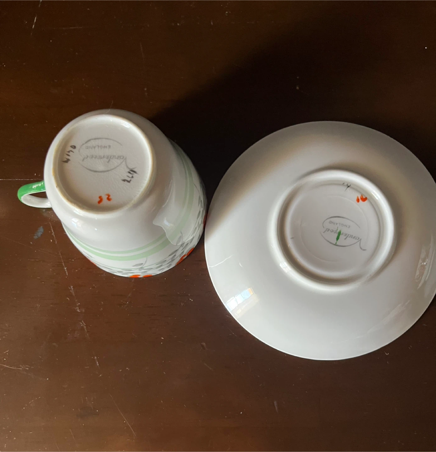Vanderwood Old Country Roses Teacup and Saucer - photo 4