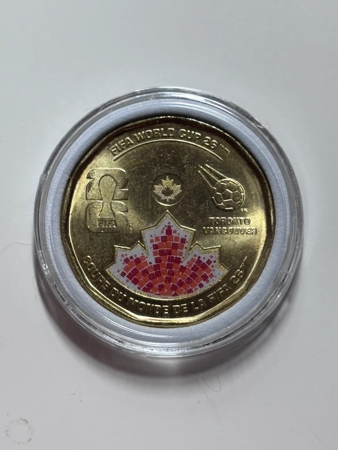 FIFA World Cup 2026 Canadian Loonie Coin Uncirculated