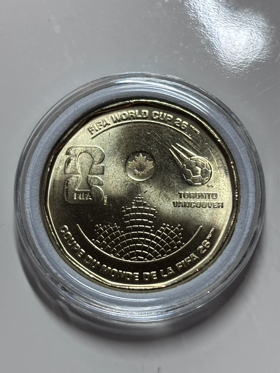 FIFA World Cup 2026 Canadian Loonie Coin Uncirculated - photo 2