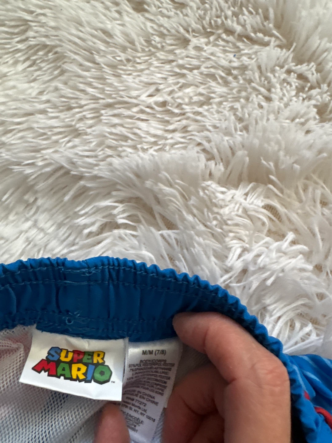 Kids Super Mario Swim Trunks Size M/M (7/8) - photo 3