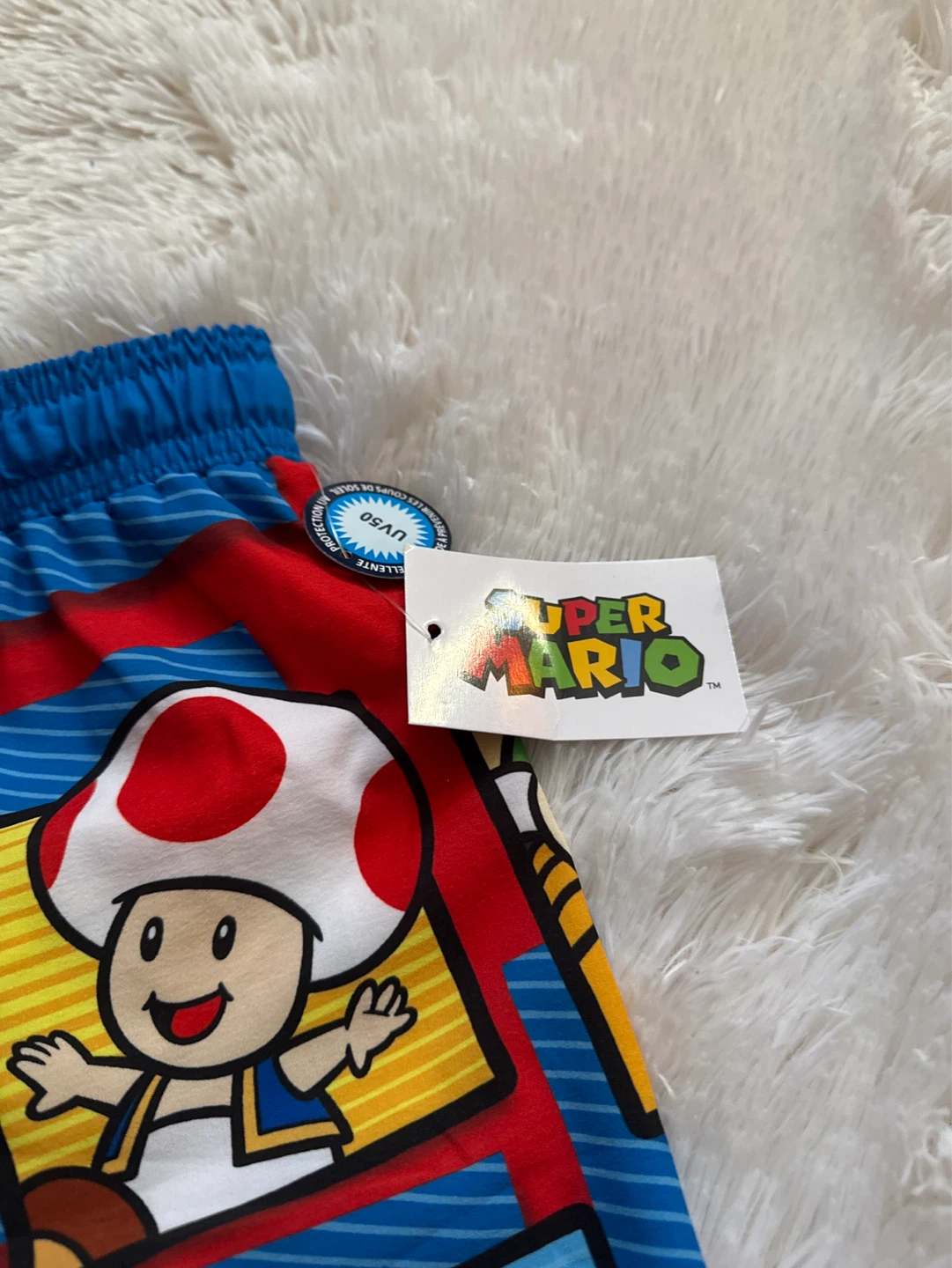 Kids Super Mario Swim Trunks Size M/M (7/8) - photo 2