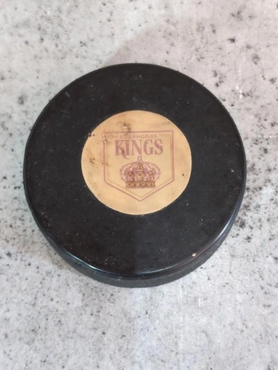 Los Angeles Kings Collectible Puck
