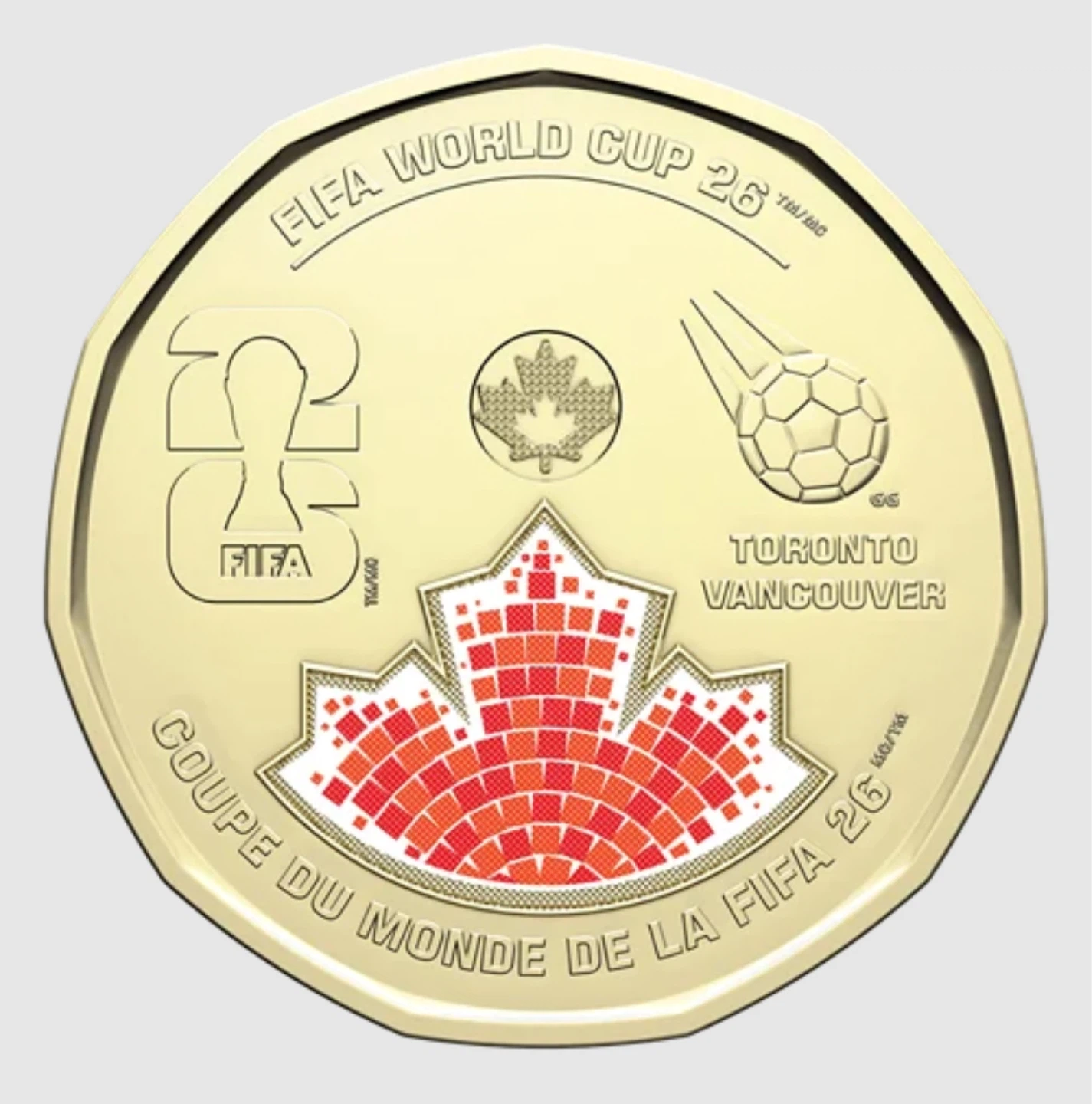 2026 FIFA World Cup Canada 1 Dollar Coin BU from mint roll