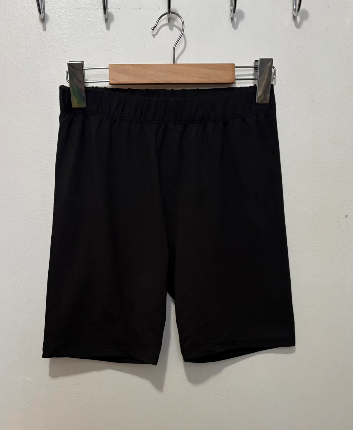 Women’s JUST COZY Black Bike Shorts-Size M/L