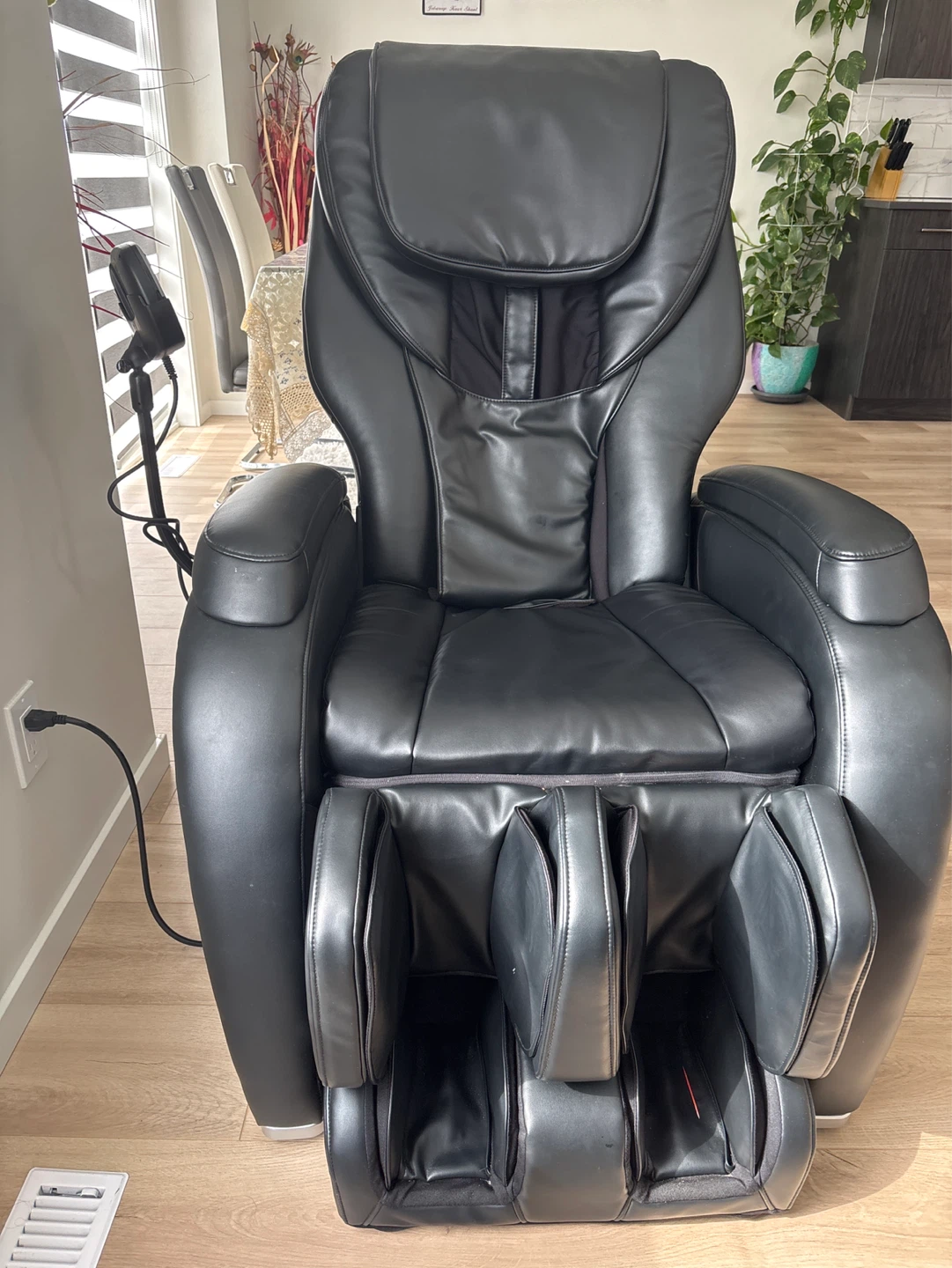 Black Leather Massage Chair
