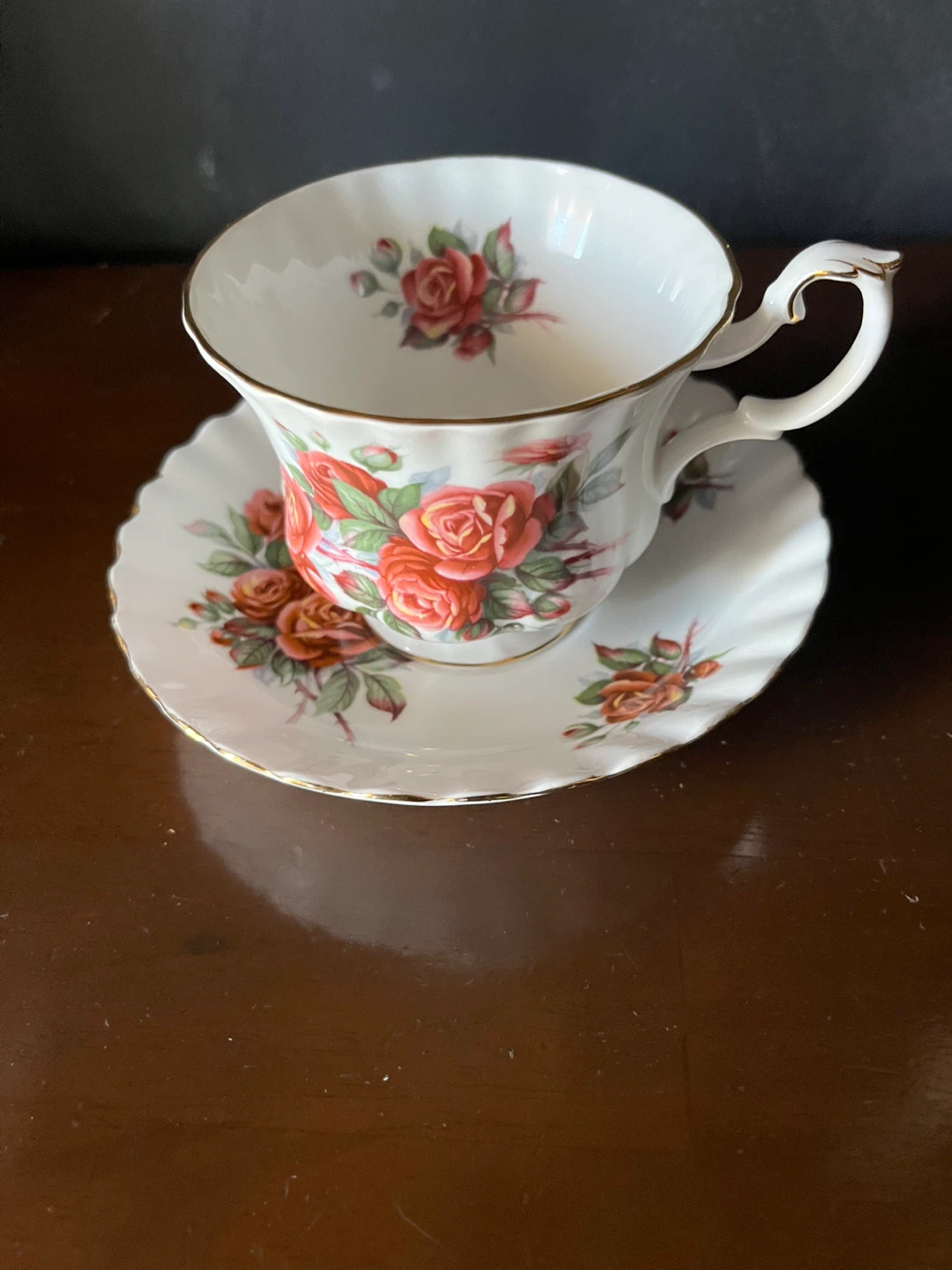 Royal Albert Centennial Rose Teacup and Saucer Set