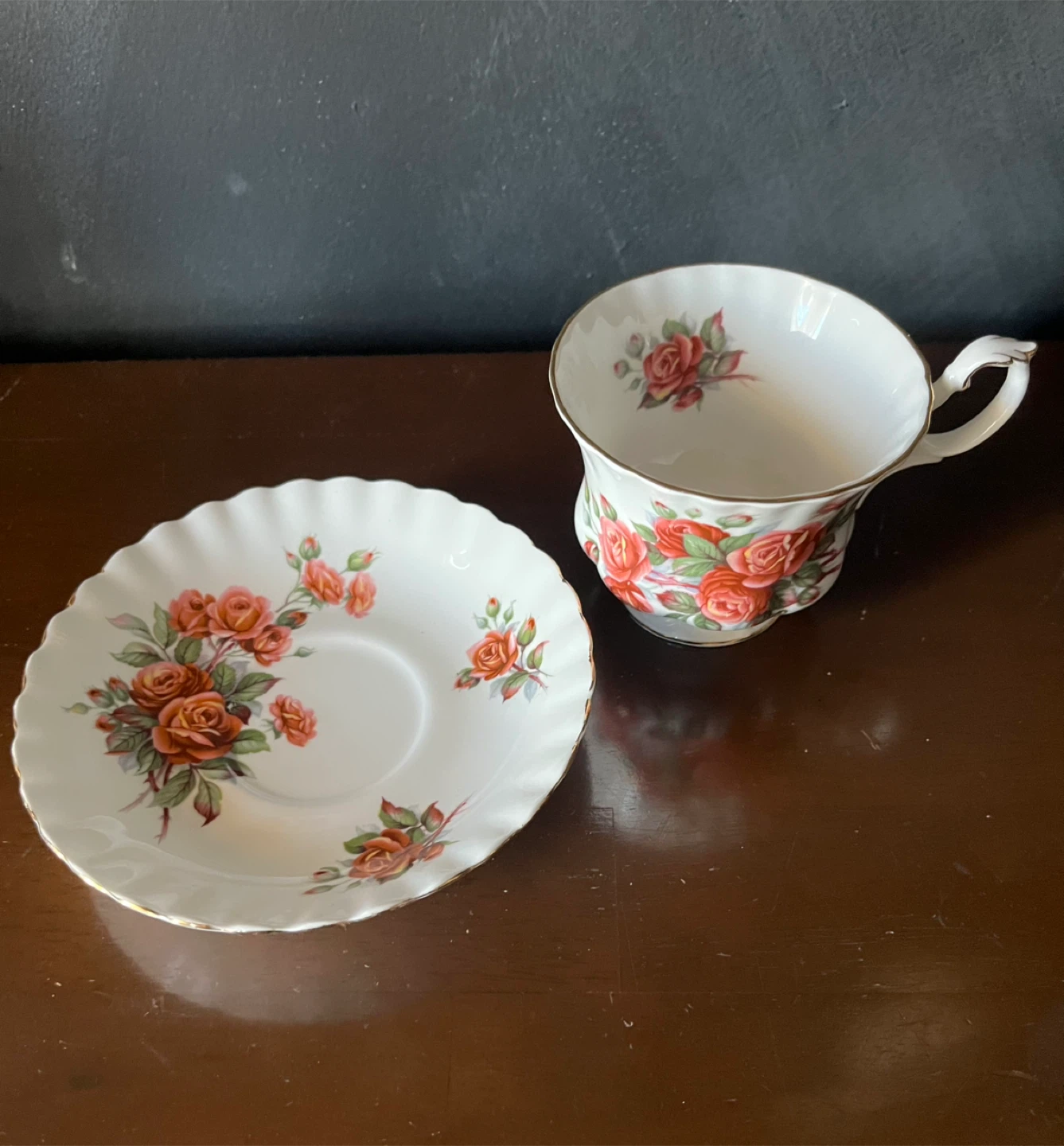 Royal Albert Centennial Rose Teacup and Saucer Set - photo 4