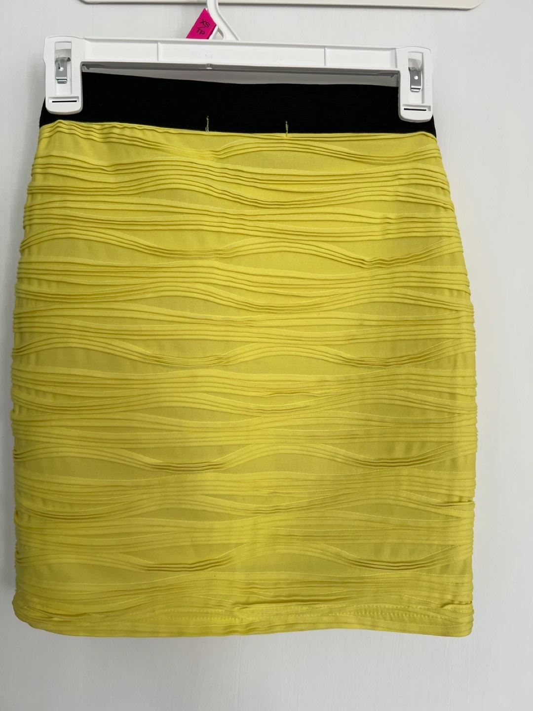 XXI Yellow Textured Mini Skirt - photo 3