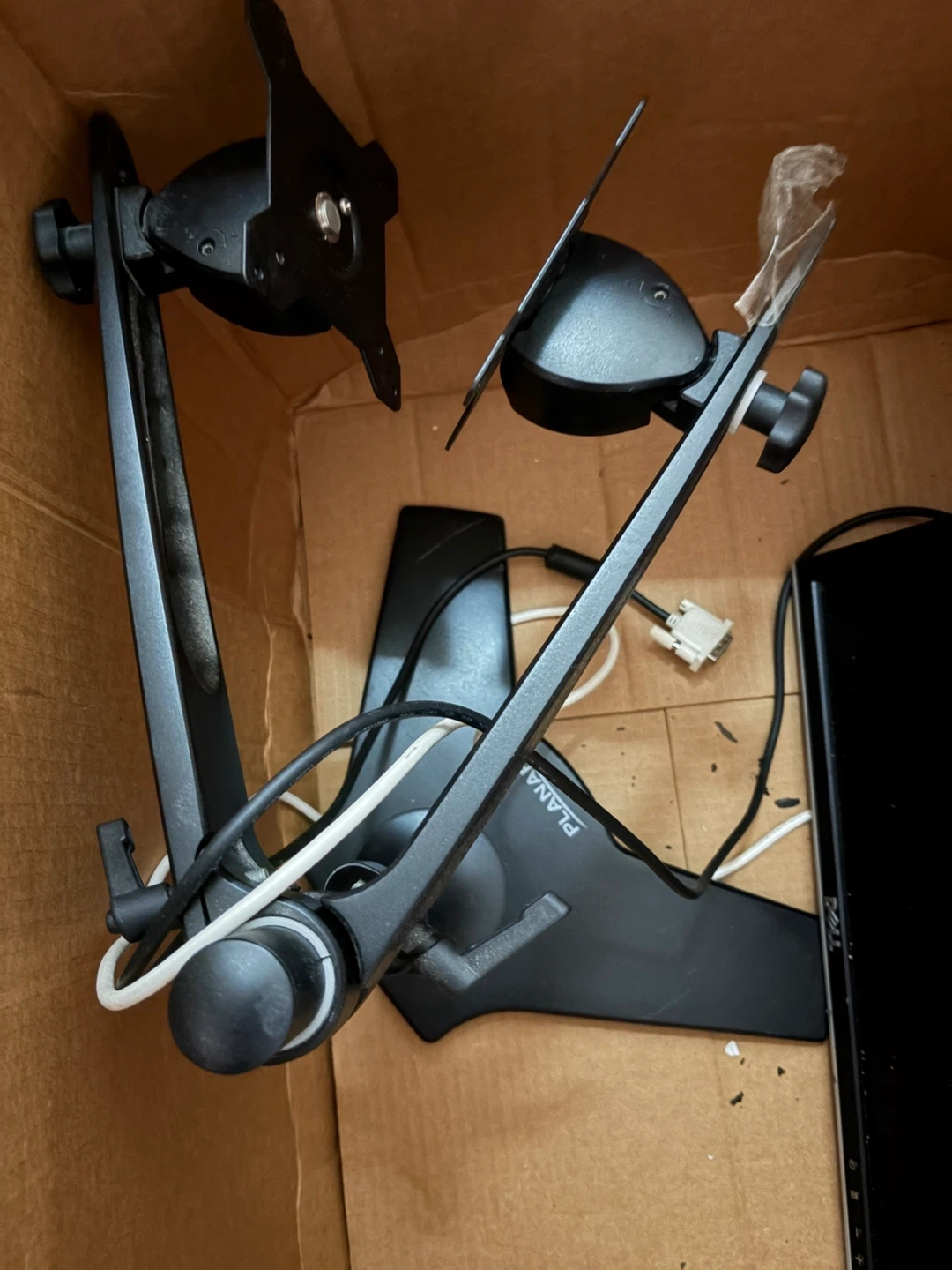 Planar dual monitor stand  with dell monitor - photo 3