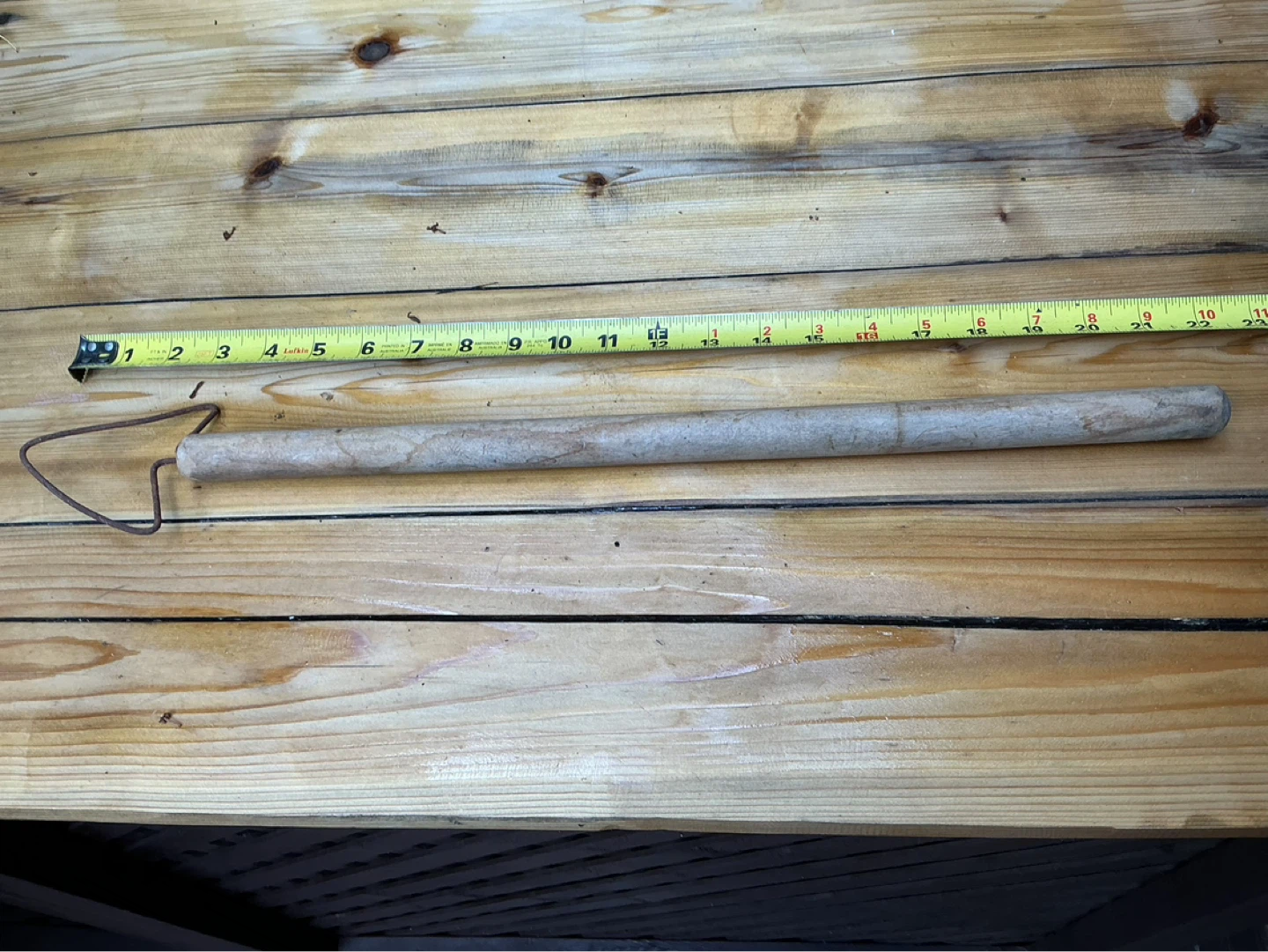 Antique Wooden Handle Rug Beater !