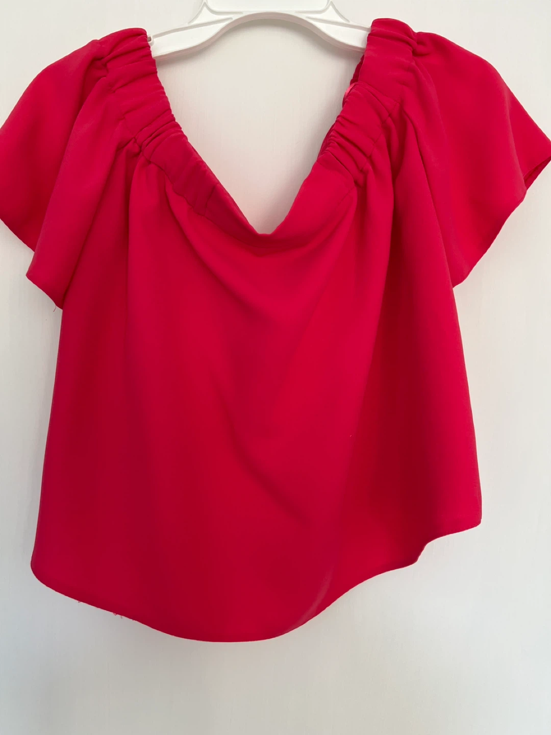 TOPSHOP Pink Bardot Top Size US 4 - photo 2