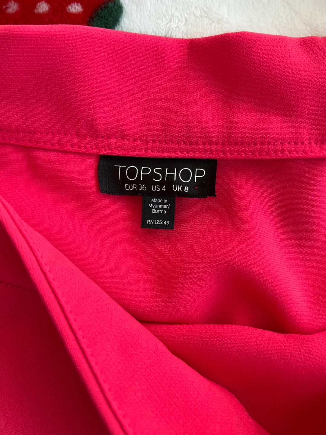 TOPSHOP Pink Bardot Top Size US 4 - photo 3