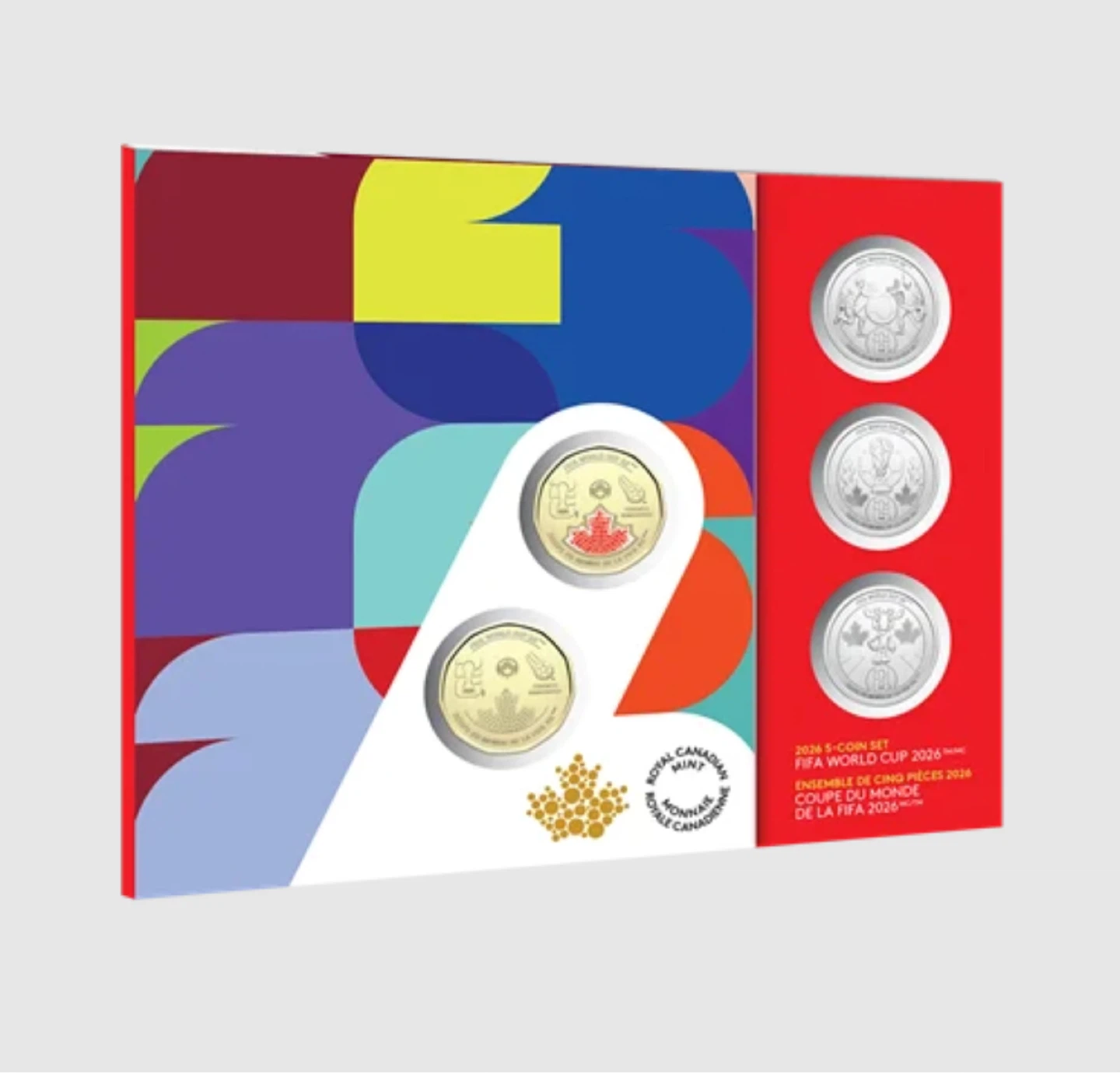 Royal Canadian Mint FIFA World Cup 2026 5-Coin Set