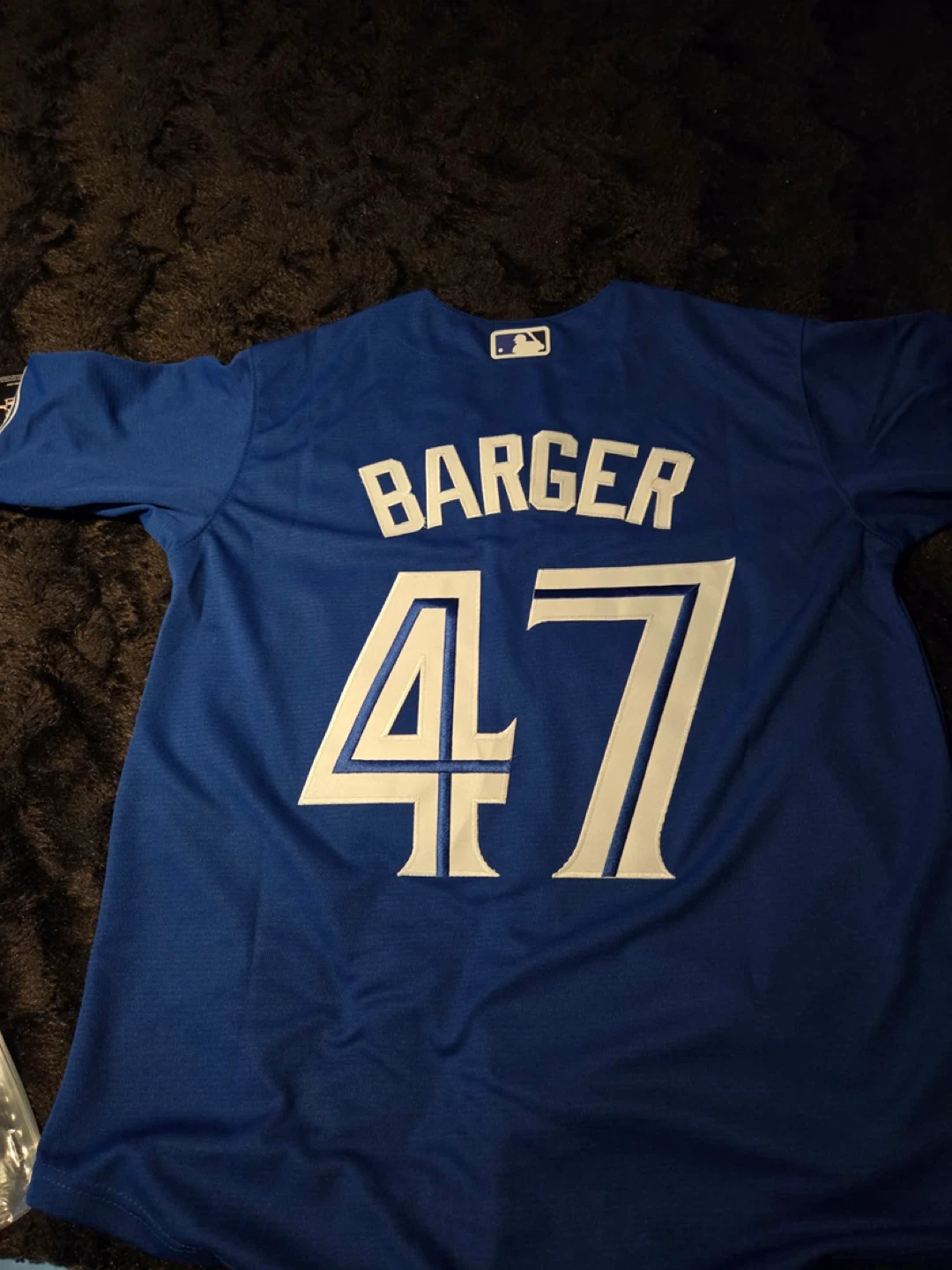 Toronto Blue Jays Barger #47 Nike Baseball Jersey