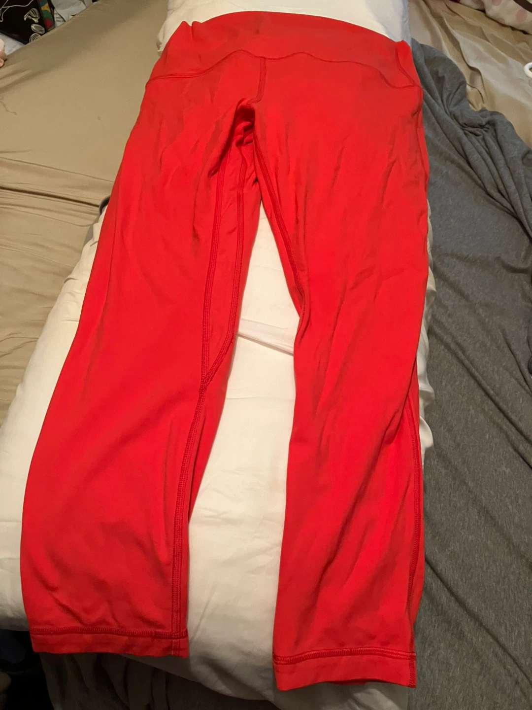Lululemon bright orange Leggings Size 12