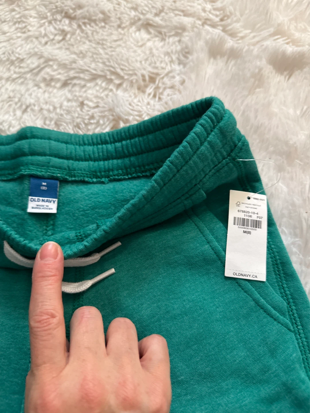 Old Navy Boys Green Sweat Shorts Size M (8) - photo 2