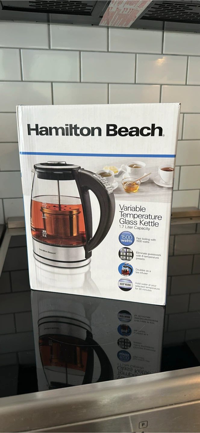 Hamilton Beach Variable Temperature Glass Kettle