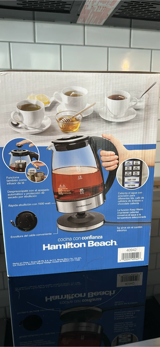 Hamilton Beach Variable Temperature Glass Kettle - photo 2