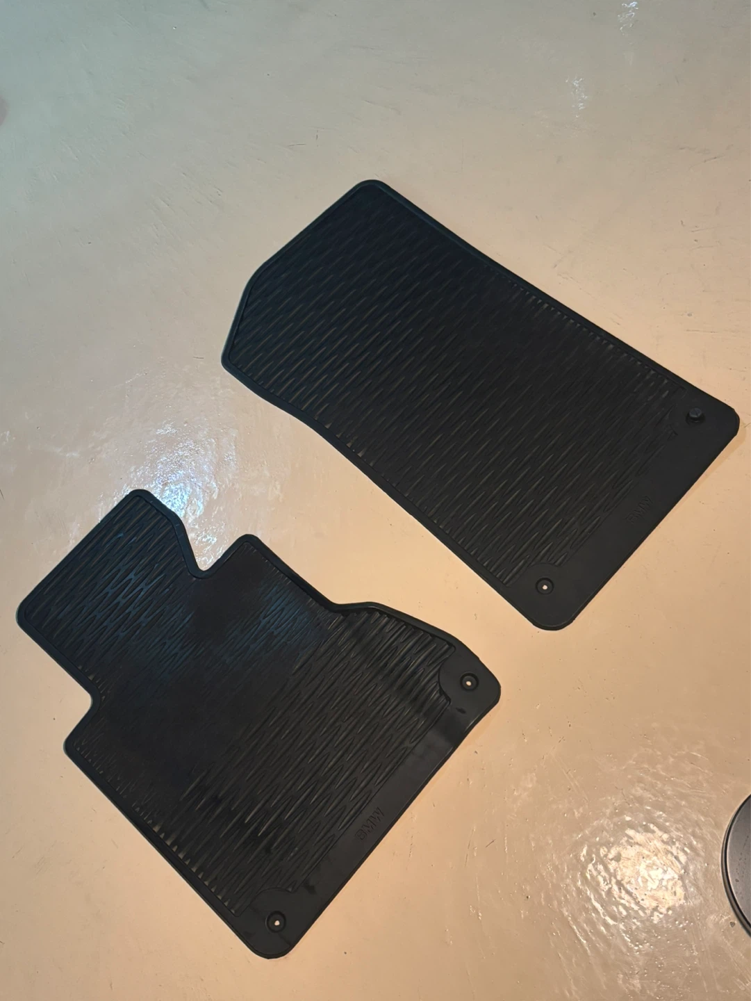 Genuine BMW E46 Rubber Front Mats