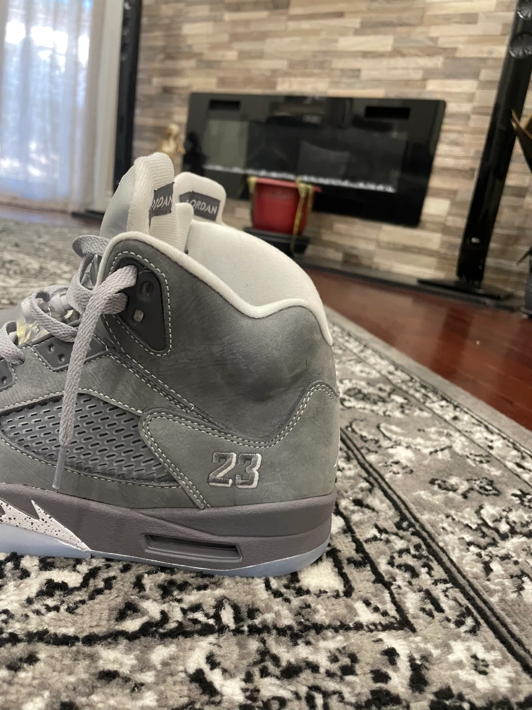 Air Jordan 5 "Georgetown" Grey - photo 3
