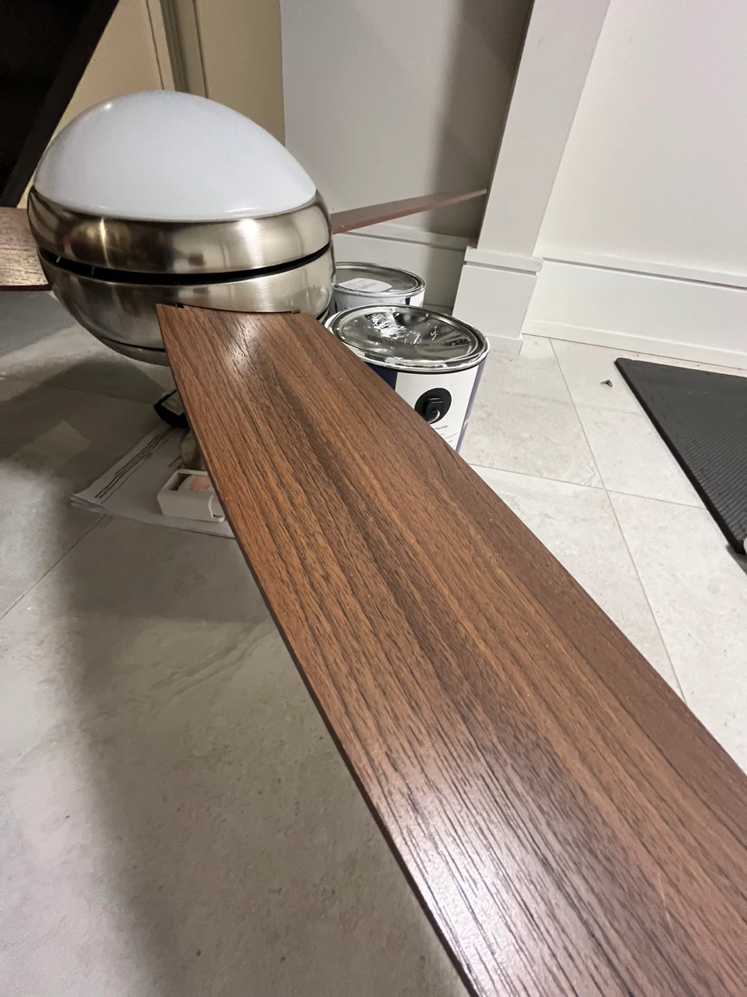 Brand New Sleek Ceiling Fan with Light (Out of Box) - photo 4