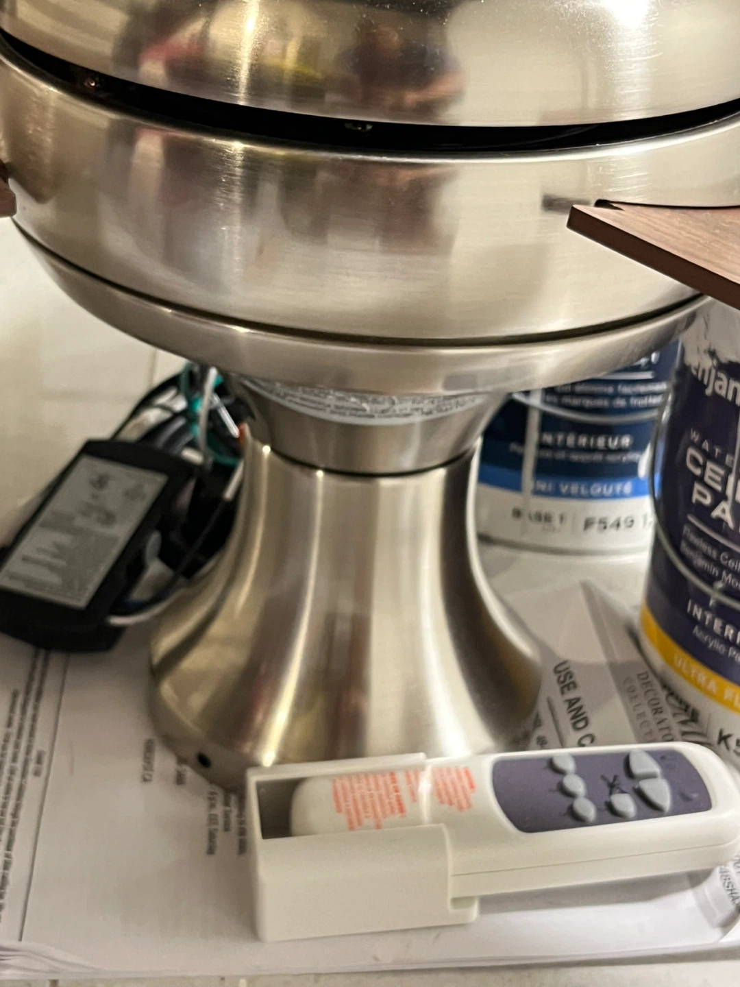 Brand New Sleek Ceiling Fan with Light (Out of Box)