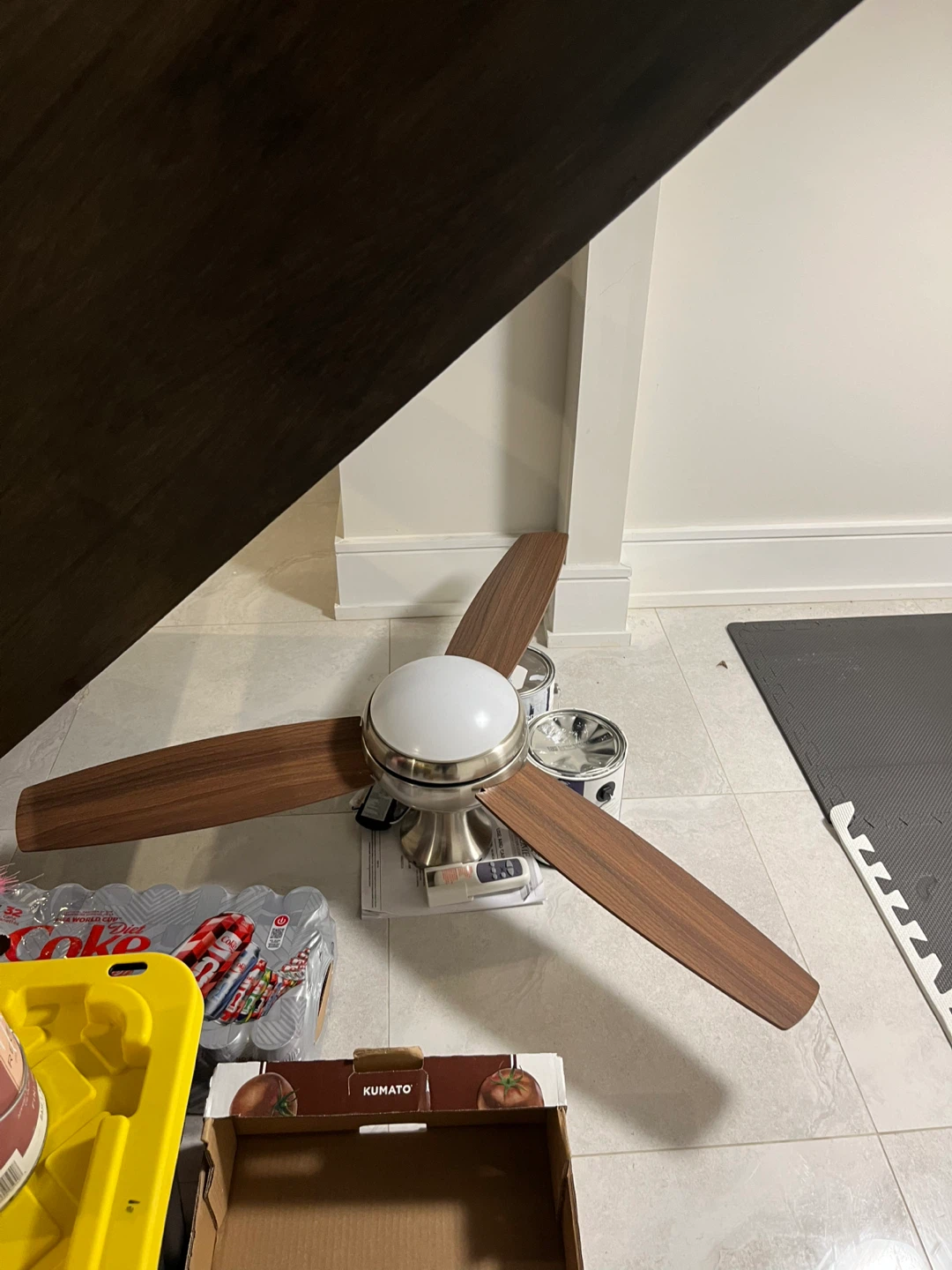 Brand New Sleek Ceiling Fan with Light (Out of Box) - photo 2