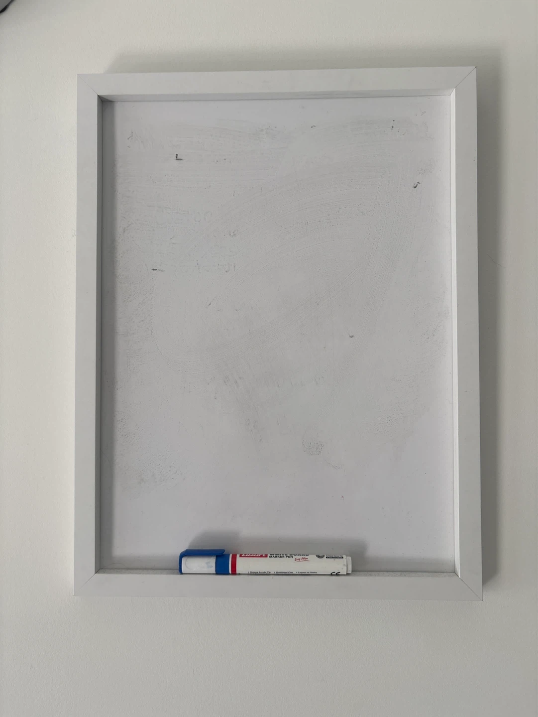 White Dry Erase Board with Marker