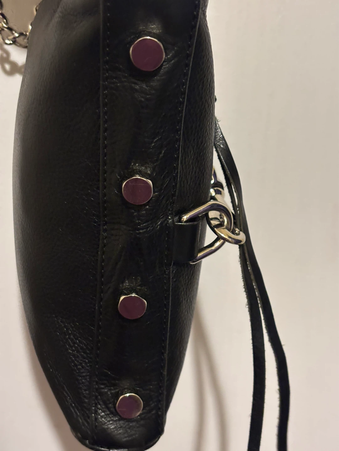 Rebecca Minkoff Black Leather Crossbody Purse - photo 5