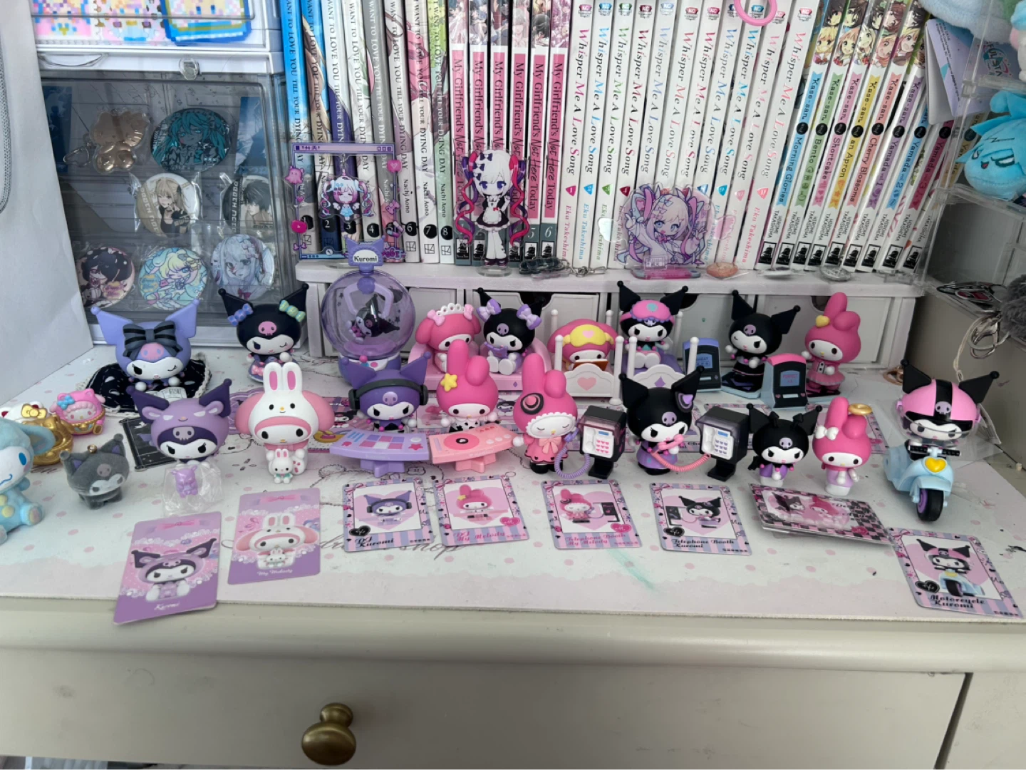 Sanrio sweet besties Kuromi and My Melody Figurines