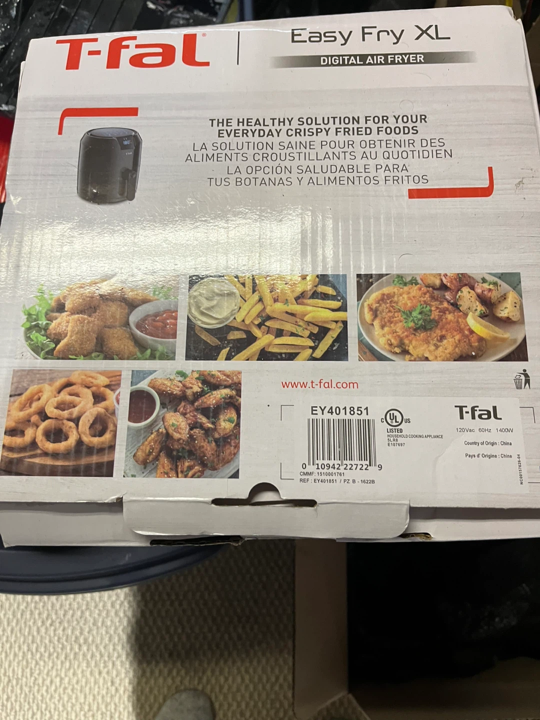 T-fal Easy Fry XL Digital Air Fryer - photo 2