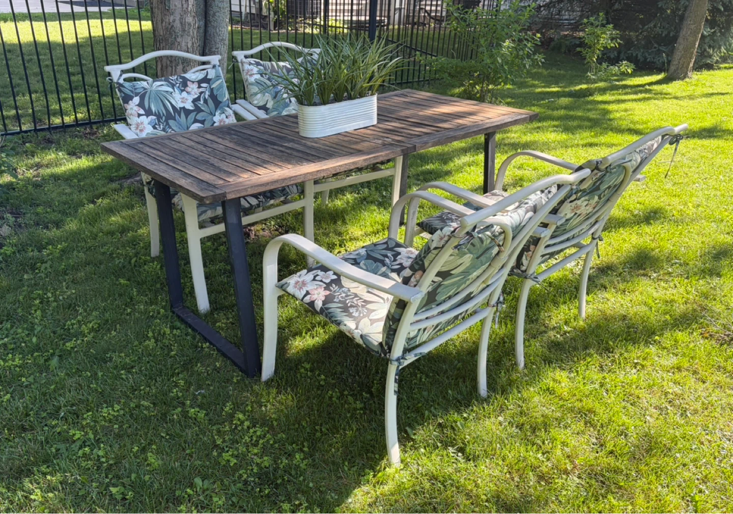 Patio Dining Set with Cushions - photo 3