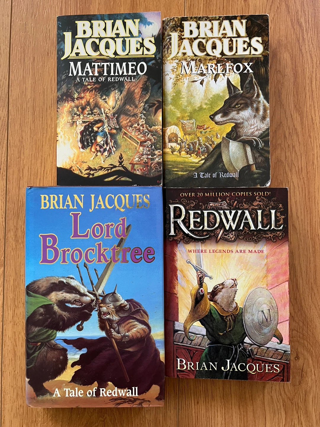 Redwall Books by Brian Jacques