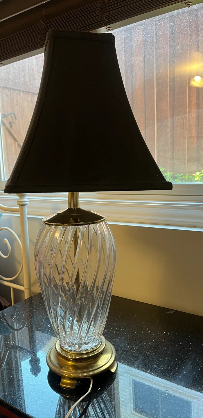 Table Lamp with Black Shade - photo 2