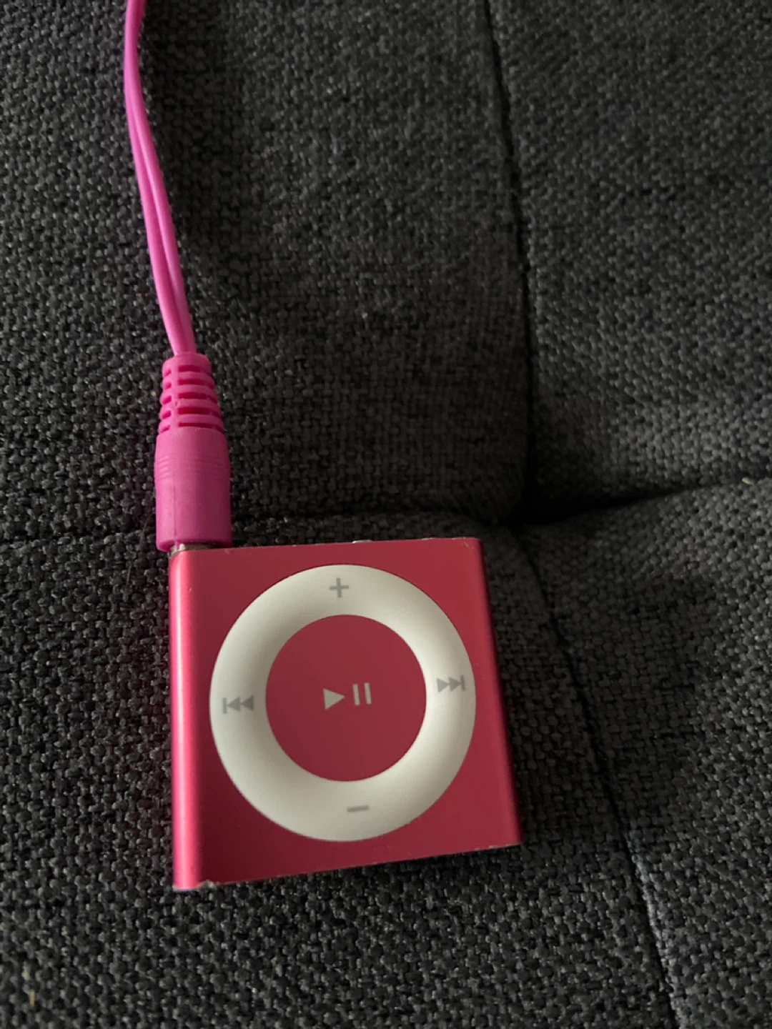Pink Apple iPod Shuffle