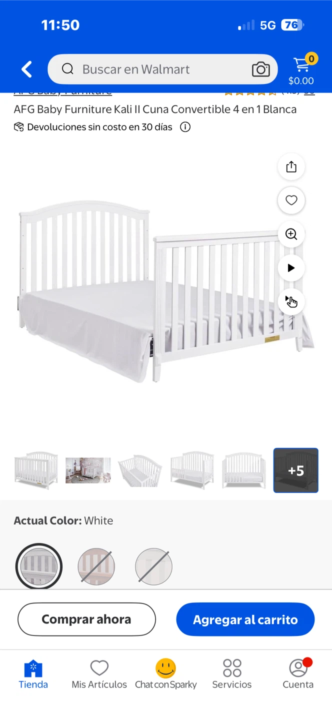 AFG Baby Furniture 4-in-1 Convertible Crib - photo 4