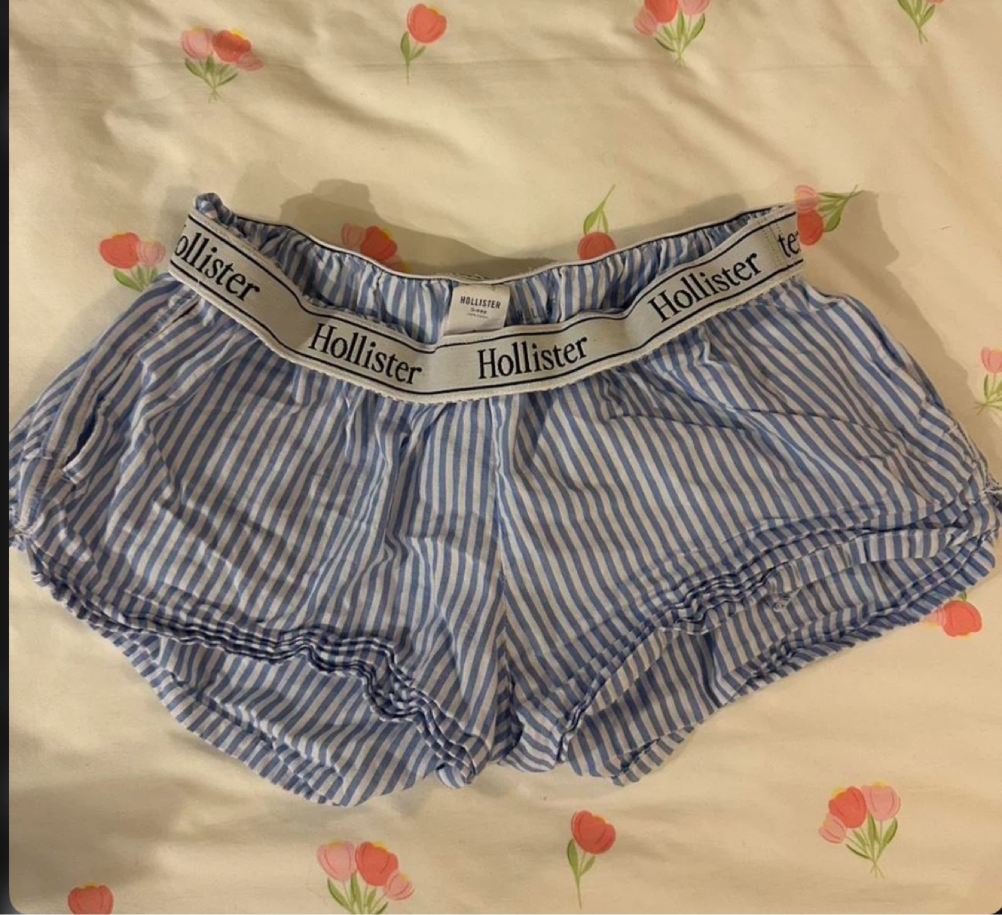 Hollister Blue Striped Sleep Shorts - photo 3