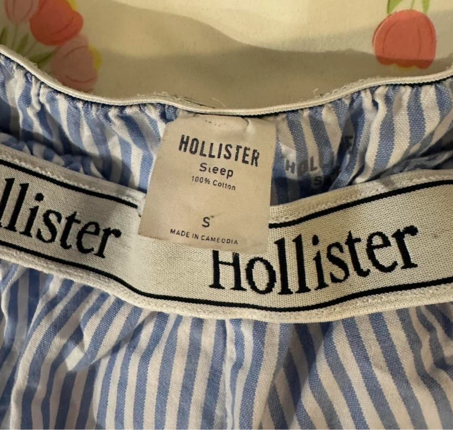 Hollister Blue Striped Sleep Shorts - photo 4
