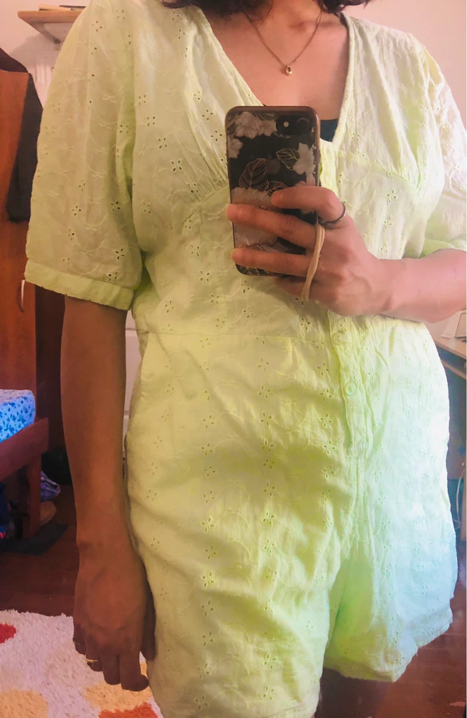 Lime green jumpsuit. - photo 3