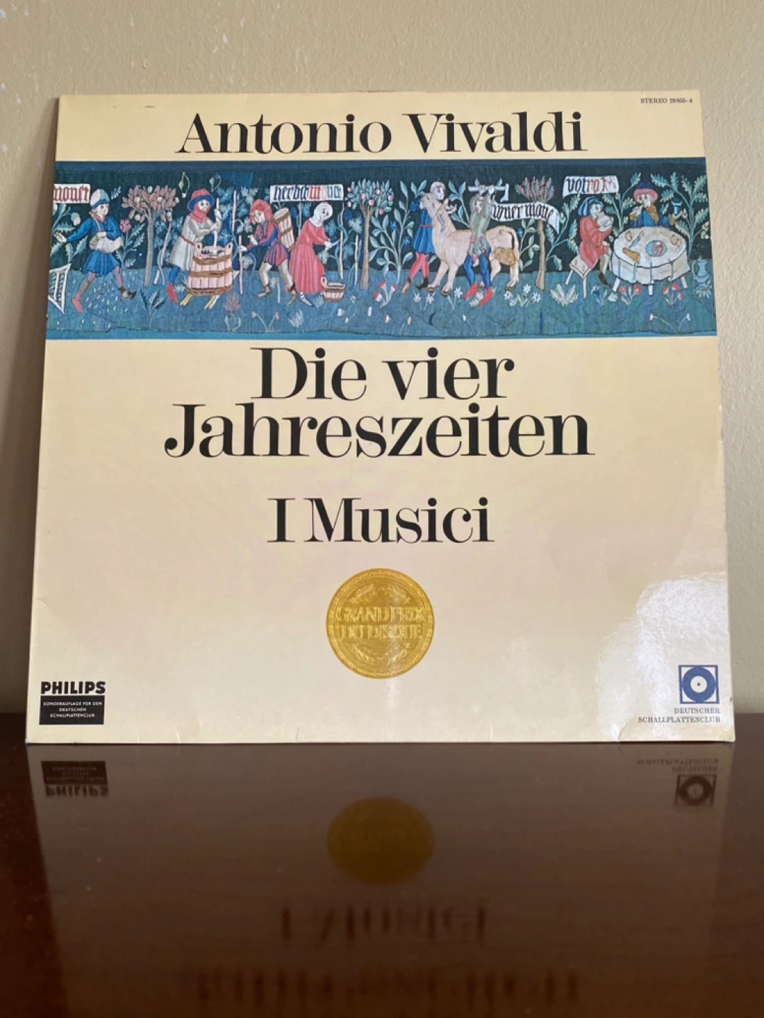 Antonio Vivaldi Die vier Jahreszeiten I Musici Vinyl Record