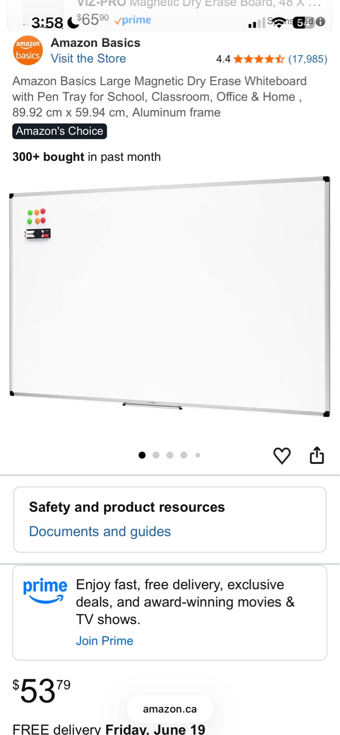 want to buy) whiteboard