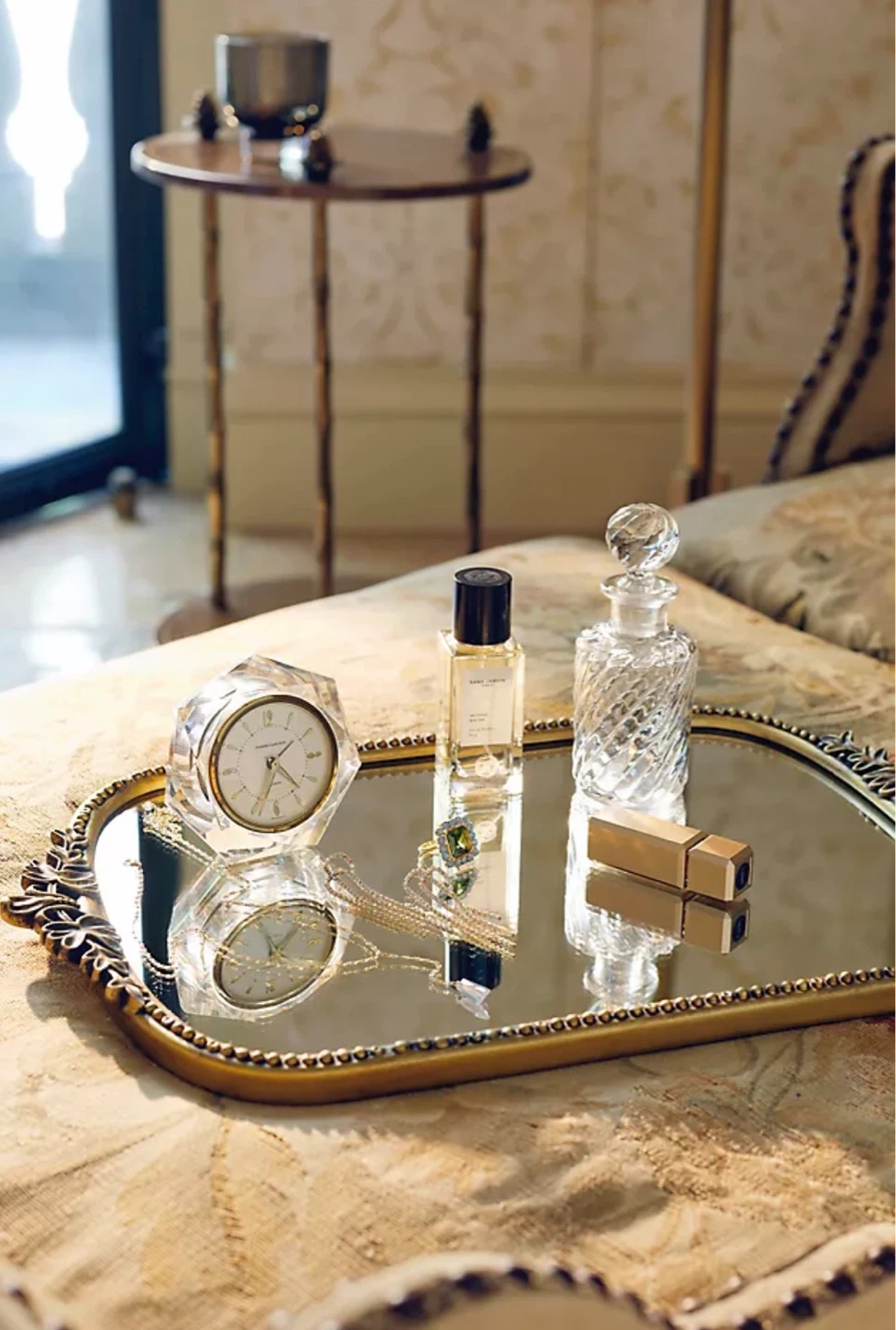 Anthropologie Gold Vanity Tray (L size)